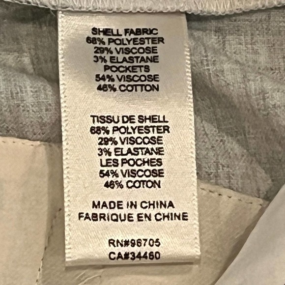 TAILORED REBECCA TAYLOR CLEAN SUITING PANTS IN LIGHT HEATHER NWT WOMEN'S‎ SIZE 8 - Picture 14 of 15